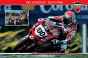 バイク Ducati 999 ドゥカティ999 ニール ホジソン ポスター 木製アートフレーム付