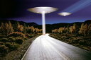 UFOの侵攻 ポスター 91.5×61cm 木製アートフレーム付