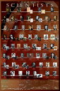有名な科学者 ポスター 91.5×61cm 木製アートフレーム付