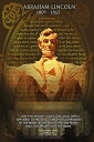 リンカーン大統領 ポスター 91.5×61cm 木製アートフレーム付 エイブラハム・リンカーン Abraham Lincoln
