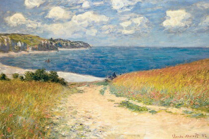 li Chemin dans les bles a Pourville 1882 A[g|X^[ ؐA[gt[t 91.5~61cm N[hEl