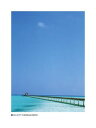Yukimasa Hirota作品 Sea Jetty in the Maldives アートプリント 木製アートフレーム付 80×60cm