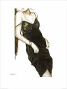 Janel Eleftherakis作品 Little Black Dress I アートプリント 木製フレーム付 80×60cm
