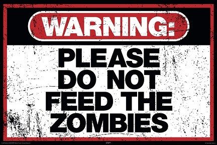 Ӥ˱¤ͿʤǤ ݥ 91.561cm ȥե졼 Warning Zombies