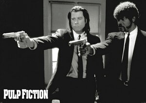 ѥץե ǲݥ ̥եåȥե졼 91.561cm ѥסե PULP FICTION DUO GUNS