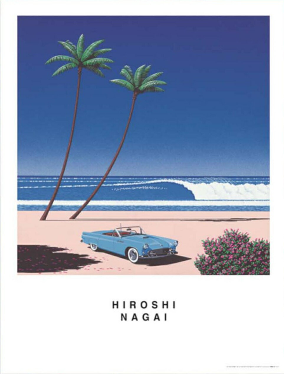 i䔎i BLUE CAR AND THE BEACH |X^[ t[(z)Ȃ 91.5~61cm