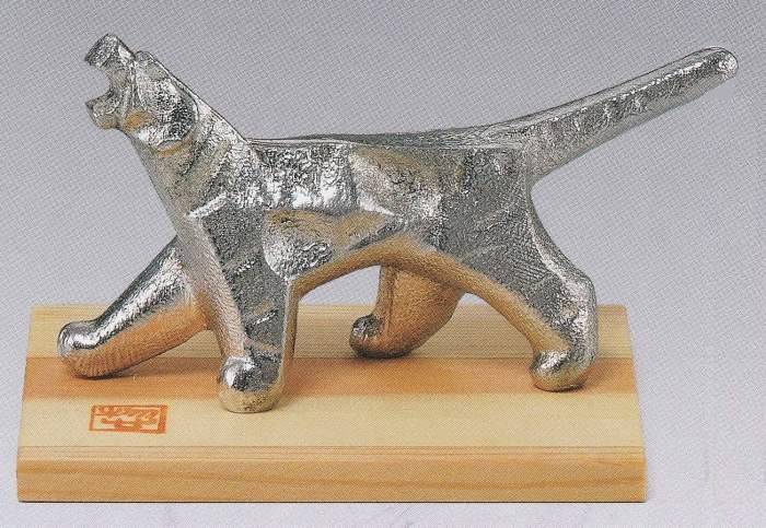 縁起干支 寅の置物 虎 すず 三枝惣太郎作品 高岡銅器 干支飾り 寅(3)