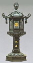 神社仏閣の燈籠 八角型燈籠一対 7尺 高岡銅器の神仏具