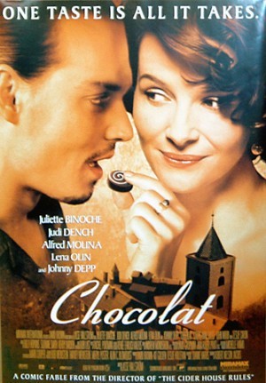 ショコラ 映画ポスター 軽量アルミ製フレーム付のサムネイル