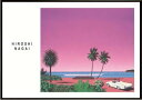 永井博作品 WHITE CAR AND THE BEACH ポスター 軽量アルミ製フィットフレーム付 91.5×61cm