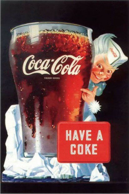 ポスター コカ コーラ Have a Coke フレーム(額)なし 91.5×61cm