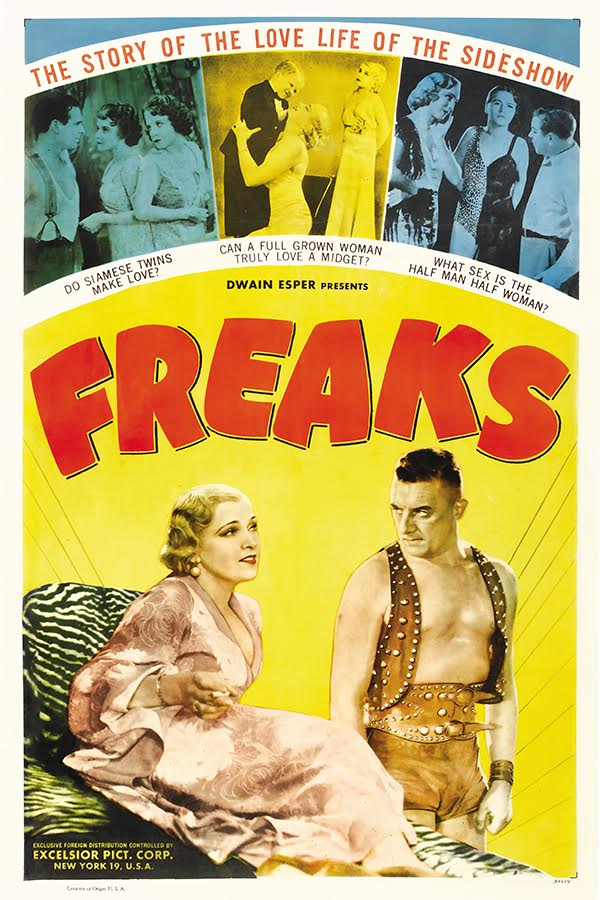 フリークス 映画ポスター 軽量アルミ製フィットフレーム付 91.5×61cm FREAKS