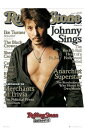 ジョニーデップ 「ブラック」 ローリングストーン ポスター 軽量アルミ製フレーム付 ジョニー・デップ