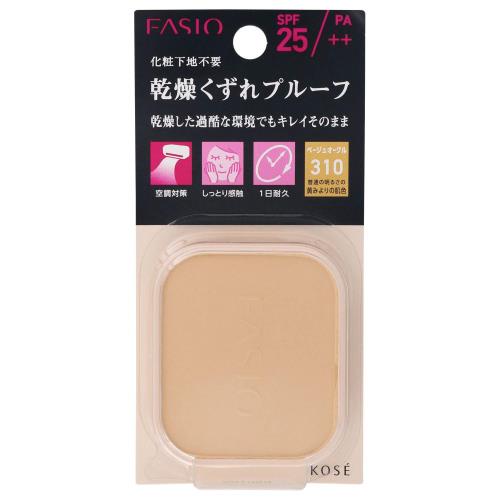 FASIO(ファシオ) パワフルステイ モイスト ファンデーション 310 普通の明るさの黄みよりの肌色 詰替え用 10g FASIO(ファシオ) パワフルステイ モイスト ファンデーション 310 普通の明るさの黄みよりの肌色 詰替え用 10g