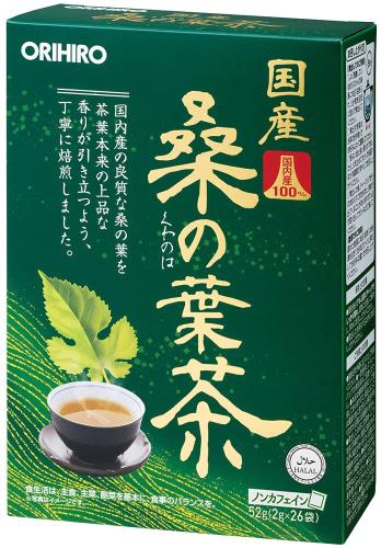 オリヒロ 国産桑の葉茶100% 2g×26袋 ノンカフェイン ハラル認証 国産 桑の葉