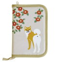 大西賢製販(Oonisikenseihan) Abeille おくすり手帳ケース 柴犬 椿 サイズ:約W13.5 D2 H19 AME-2205(4)