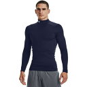 UNDER　ARMOUR 　　コンプレッション　モックシャツ　　ネイビー　1366072　410　50%OFF　　アンダーアーマー