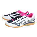 ミズノ 卓球 シューズ クロスマッチ ソード 81GA213014 ホワイト MIZUNO