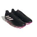 didas サッカースパイク　　　　 コパ 　ピュア　．2　 ●ID4304　 ●カラー　ブラック×ホワイト ☆底材(ソール):合成底　 ●☆サッカーは美しい。そんなサッカーを純粋に愛する人のための、比類なき快適な履き心地と正確なボールタッチをもたらすアディダス コパ ピュア。　 　 ★コパの豊かな伝統からインスピレーションを得た軽量スパイク。 前足部のフュージョンスキンレザーと、テキスタイルの履き口をシームレスに融合。 人々の記憶に残る素晴らしいプレーメーカーを彷彿とさせる、柔らかいボールタッチを支えるモデル。 あらゆるタイプのサーフェスで華麗なプレーを引き出す、アウトソールを搭載。 ★メ＠14，000円 (本体価格)＋消費税額　　　￥15400　税込の品 ★超お値打ち　　　￥9，900（税込）　送料無料　 ■東海、関東、北陸、中部、関西　地方は、契約業者狭川急便（手渡し） 　その他地域は、日本郵便　定形外規格外発送　にて発送させていただきます。 　（定形外郵便は基本的にはポスト投函になりますが、ポストに入らない大きさのものは手渡しでのお届けになります。ご不在の場合、お荷物は配達員が持ち帰り、ポストに不在票が入りますのでご確認ください。 現在　日本郵便の、土日祭日配達は、ありません。）アディダス　 サッカースパイク　 コパ .2　 　