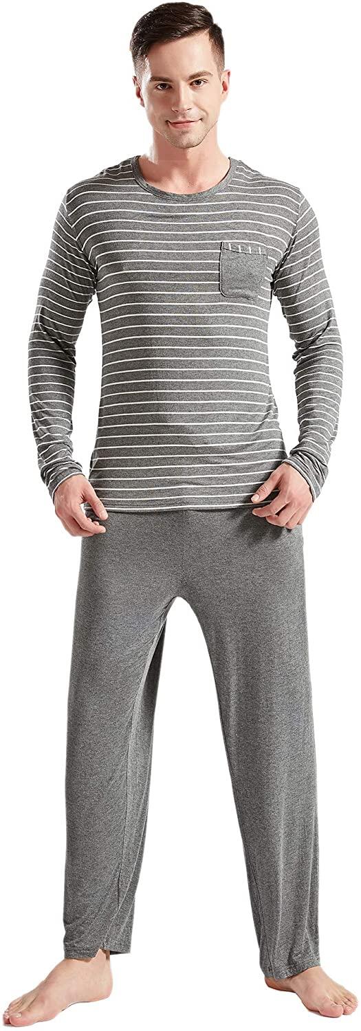 パジャマ 長袖 綿 ストライプ 上下 セット 部屋着 ルームウェア 春 秋 冬 M L XL ...