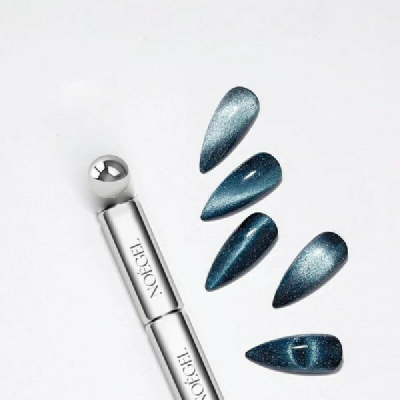 PLUS Enhanced Powerful Magnets, Super Strong Magnets, Magnetic Gel, Nail Care Supplies, Dedicated Magnetic Tool, Double-Head Magnetic Magnet, Super Strong 3D Net, Nail Art Tool, Stick, Manicure Tool, Color Gel, Cat's Eye Effect, Super Strong Magnets