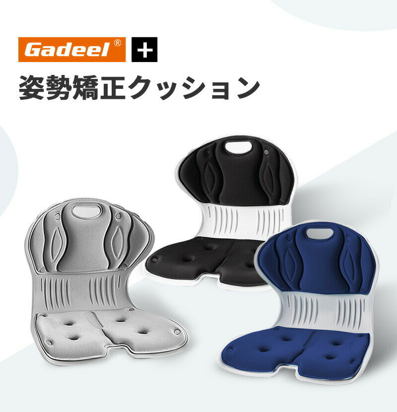 【10％OFFクーポン】座布団 姿勢 矯正シート シートクッション 骨盤サポート チェア 骨盤から腰をサポ..