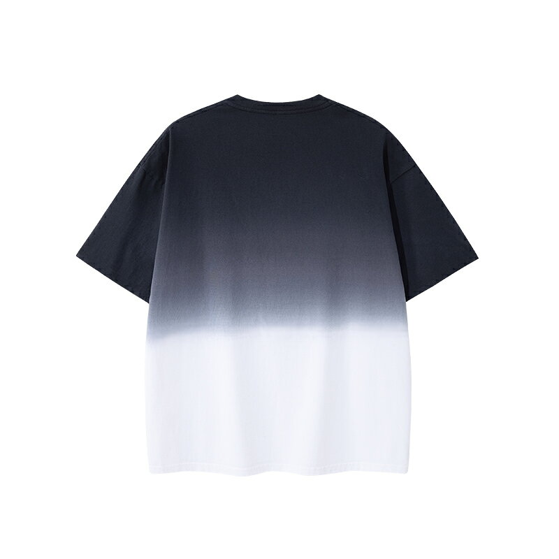 乐天商城 - 【送料無料】グラデーション Tシャツ メンズ 半袖 ティーシャツ 夏服 トップス 大きいサイズ ロングtシャツ 綿100 ストレッチ カットソー オシャレ てぃーしゃつ 人気 かっこいい カジュアル 透けない tshirt men 春 夏