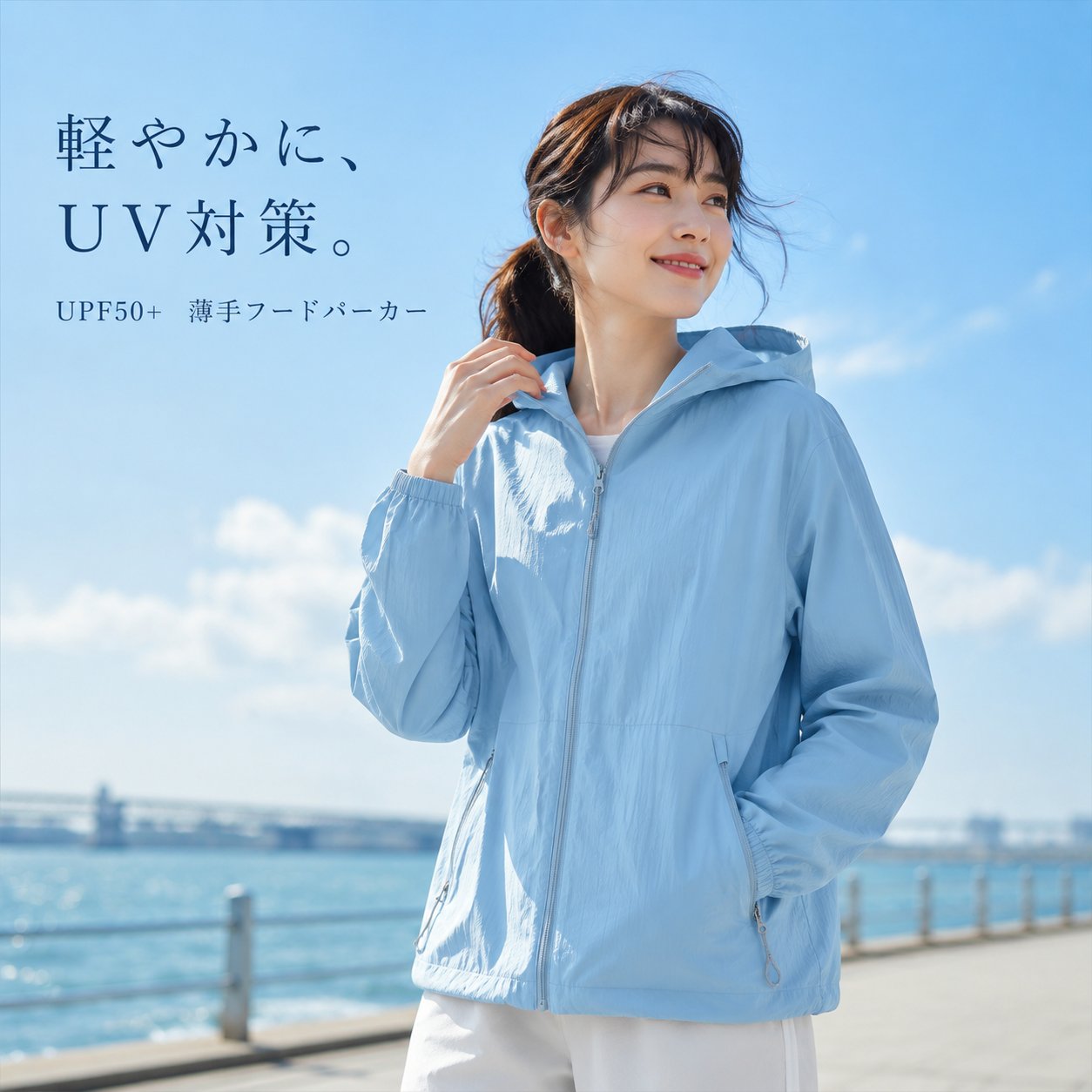 春夏の紫外線対策に活躍する、UPF50+仕様の薄手UVカットパーカーです。ナイロン100%の軽やかな素材に、接触冷感と速乾性を備え、日差しの強い日の外出を快適にサポートします。フード付きのジップアップ仕様で、さっと羽織りやすい一着。両サイドのファスナーポケット、ゴム入りの袖口、裾の調節用コードなど、日常からアウトドアまで使いやすいディテールを採用しています。通勤・通学、散歩、自転車、キャンプ、登山など幅広いシーンにおすすめ。カラーは豊富に揃え、サイズはXS・S・M・L・XL・2XL・3XLを展開。カラーによりレギュラー丈とショート丈をご用意しています。ご注文前に選択肢をご確認ください。▲バナーをタップしてクーポンを獲得できます3,580円4,280円〜4,680円3,680円
