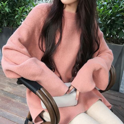 樂天商城 - 【ポイント3倍】レディースニットセーター♪秋冬♪カジュアル♪暖かい♪長袖 ♪ニットトップス A1853