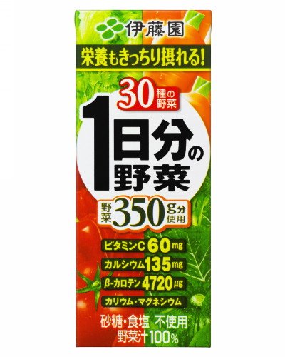 伊藤園 1日分の野菜200ml紙パック×24本入×4ケース　（96本）