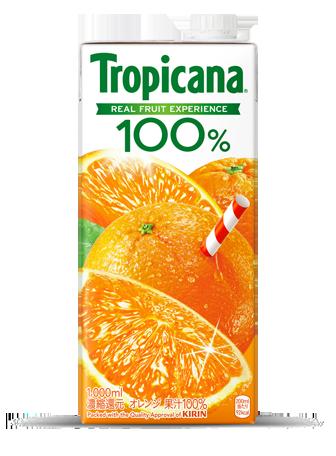 トロピカーナ 100% オレンジ 1000ml LLスリム×6本
