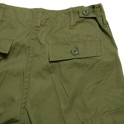 BUZZRICKSON'SバズリクソンズTROUSERS,MEN’SCOTTONWINDRESISTANTPOPLIN,OLIVEGREENARMYSHADE107SHORTSBR51907送料無料国産日本製ショーツ短パンカーゴショートパンツオリーブ6P