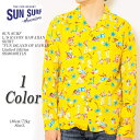 SUN SURF　サンサーフ　L/S RAYON HAWAIIAN SHIRT 