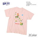 サンサーフ SUN SURF SS79385 Tシャツ by 柳原良平 ムーキーサトウ 半袖 プリント - HAWAII MAP - メンズ | ヒノヤ