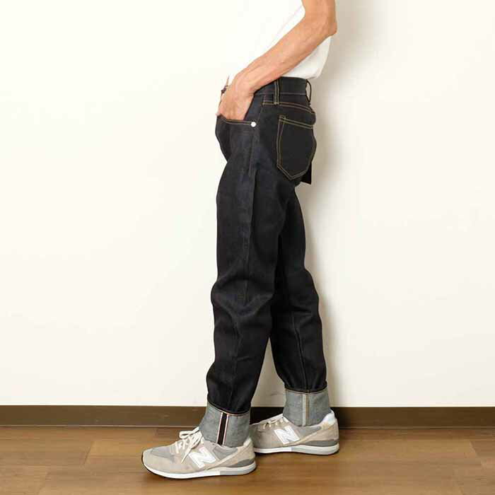 桃太郎ジーンズ MOMOTARO JEANS MMJB0300 #300 スタンダード スリム 14.7oz TOKUNO(特濃) BLUE ボタンフライ ジンバブエコットン デニム | ヒノヤ HINOYA