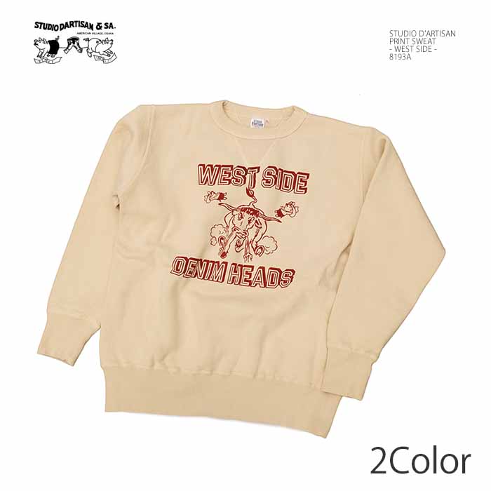 ステュディオ・ダ・ルチザン STUDIO D’ARTISAN 8193A プリント スウェット - WEST SIDE - メンズ | ヒノヤ