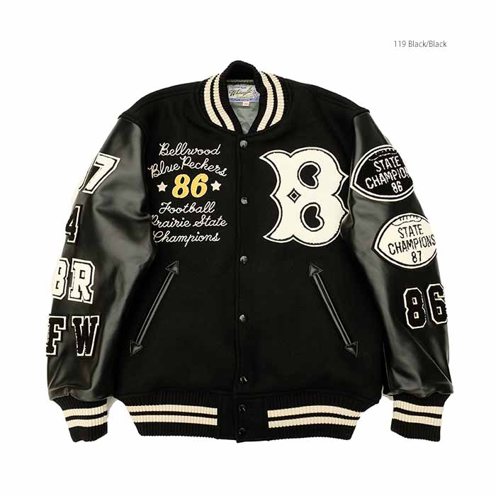 Whitesville スタジャン レザー 本革 アメカジ フットボール Whitesville スタジャン レザー 本革 アメカジ フットボール