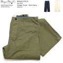 BURGUS PLUS　バーガスプラス　Lot.425 Fatigue Pants　Back Satin　425-51　送料無料 国産 日本製 W28 W40 ファティーグパンツ バックサテン ミリタリー アーミー メンズ 軍パン シンプル オリーブ カーキ ブラウン メンズ