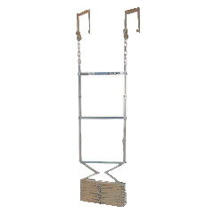 避難はしご（折りたたみ式）4型（有効長3．63m） MORI-4