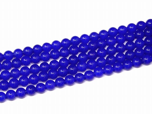 ≪g3-525≫今月14％OFF●6mm AAA ●濃ブルーカルセドニー ブルーアゲート ブル...