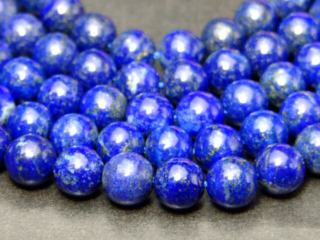≪g3-798≫6mm●AA●ラピスラズリ 瑠璃石●送料無料●1連39cm 通し針、解説書、1mゴム付き ●パキスタン産●天然石●パワーストーン●