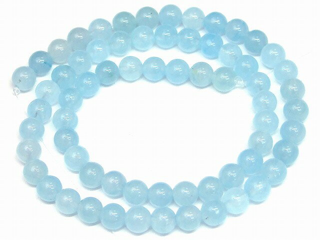 ≪g3-8G≫今月30％OFF わけあり 6mm 水色翡翠 ヒスイ ジェード ジェイド 1連38cm 通し針、解説書、1mゴム付き 中国産 …