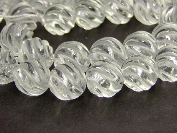 ≪g3-289H≫今月10％off●12mmツイスト● クリスタル 水晶 ●Sラインツイスト●送料無料●1連39cm 通し針、解説書、1mゴム付き●AA●ブラジル産●天然石●パワーストーン●