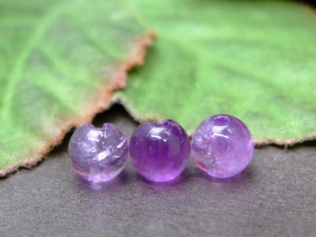 樂天商城 - 63122　　今月の半額 わけあり アメジスト 6mm 1粒売り 紫水晶 ネコポス送料無料 ブラジル産 天然石 パワーストーン