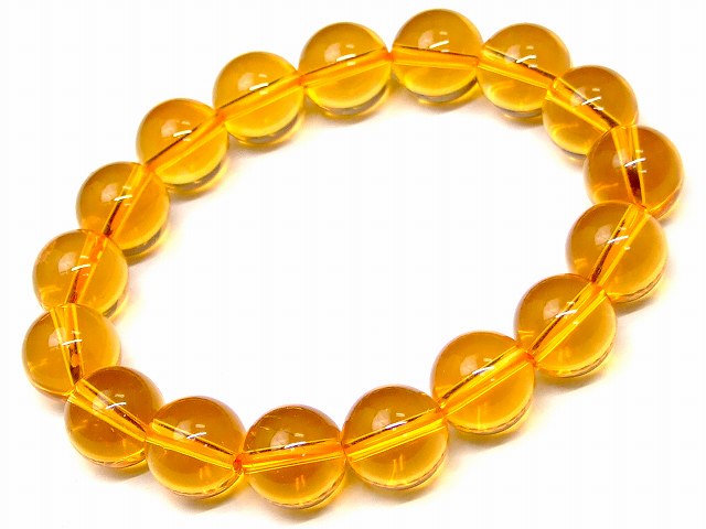 ≪31411D≫●送料無料有●楽天最安値に挑戦●12mm●シトリン 黄水晶●ブレスレッ...