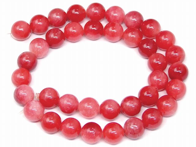 ≪g3-14D≫●ネコポス送料無料●10mm●A級●白赤翡翠 ヒスイ ジェイド ジェード●...