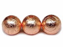 ≪30861A≫●6mm●5A●1粒売り●ギベオン●鉄隕石●ピンクゴールド●鑑別済・本物保証●送料無料有●楽天最安値に挑戦●ビーズ●ナミビア産●天然石●パワース...
