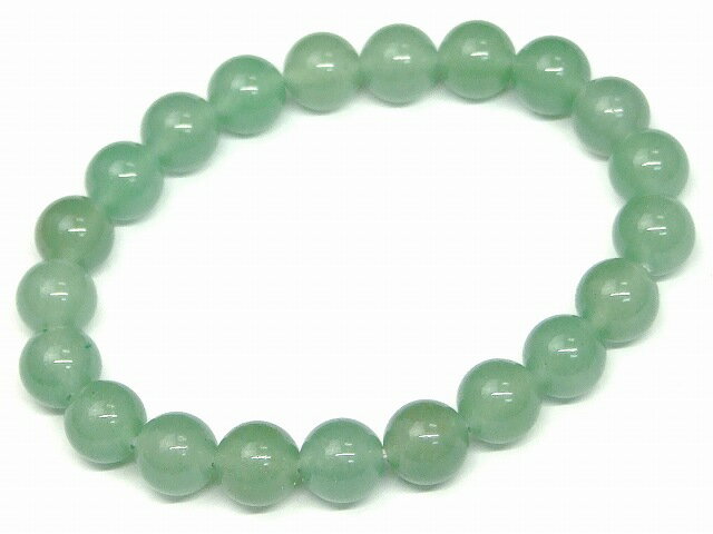 Jade - ≪b3-33409A≫●ヒスイ翡翠●アベンチュリン 8mm A級●ネコポス送料無料●グリーンアベンチュリン●ブレスレット●天然●中国産●天然石●パワーストーン●