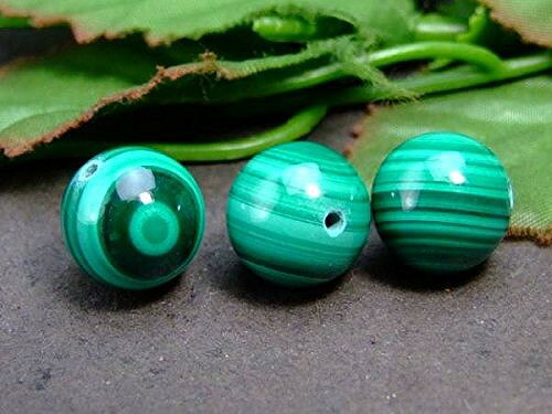 ≪g3-627C≫●14mm●天眼マラカイト●孔雀石●送料無料●1粒売り●5A●ロシア産●天然石●パワーストーン●