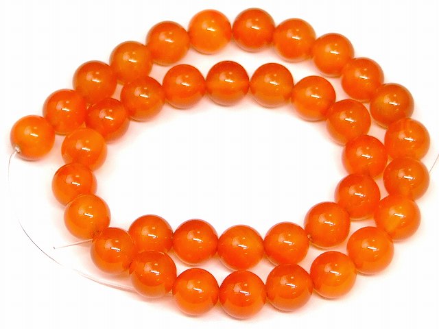 ≪g3-142G≫●10mm●カーネリアン●鑑別済・本物保証●ネコポス送料無料●1連38cm 通し針、解説書、1mゴム付き●5A●ミックス…